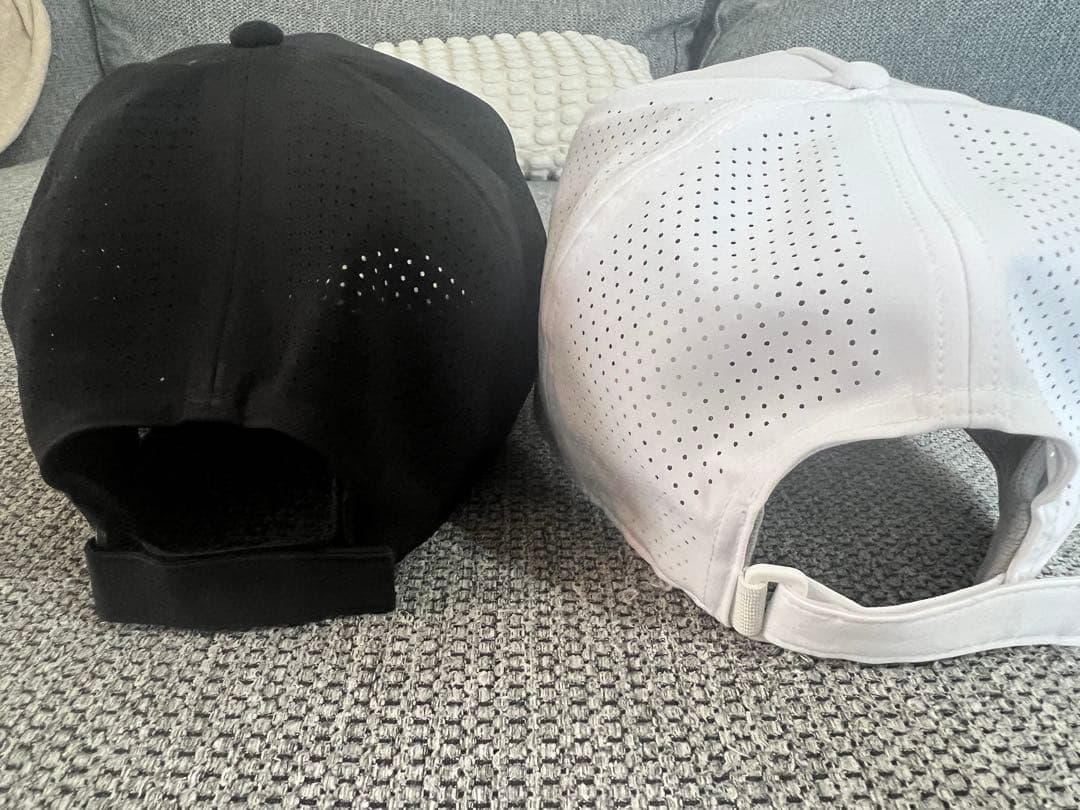 [美品] alo メッシュキャップ 黒 白 2色セット