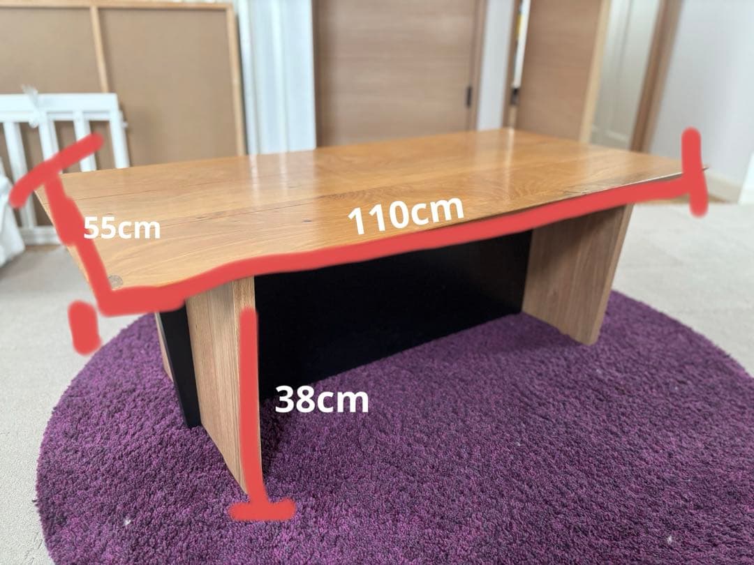 値下げ　送料込み　リビングテーブル　座卓