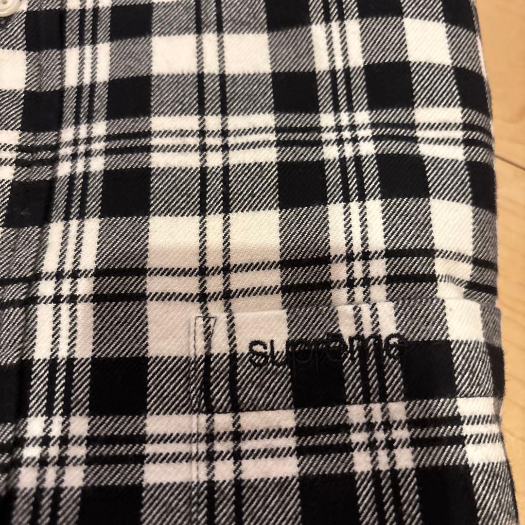 @*@様 XL Supreme Plaid Flannel Shirt \"Bla