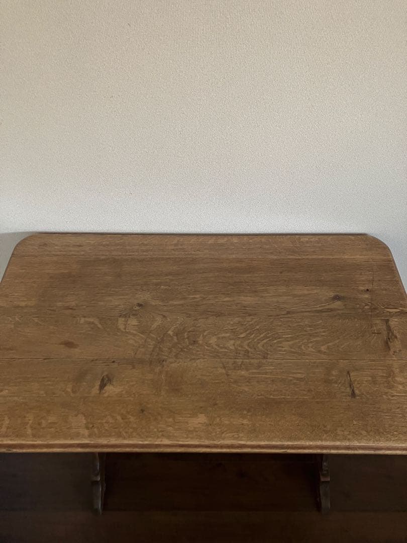 フランスアンティーク　木製　テーブル　作業台　ドレッサー