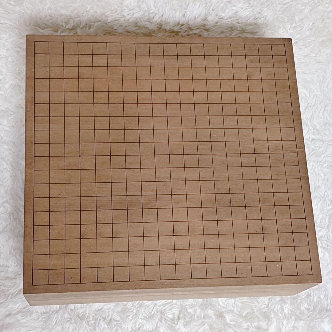 本蛤碁石30号 脚付き碁盤 厚15cm 木製碁笥 囲碁セット