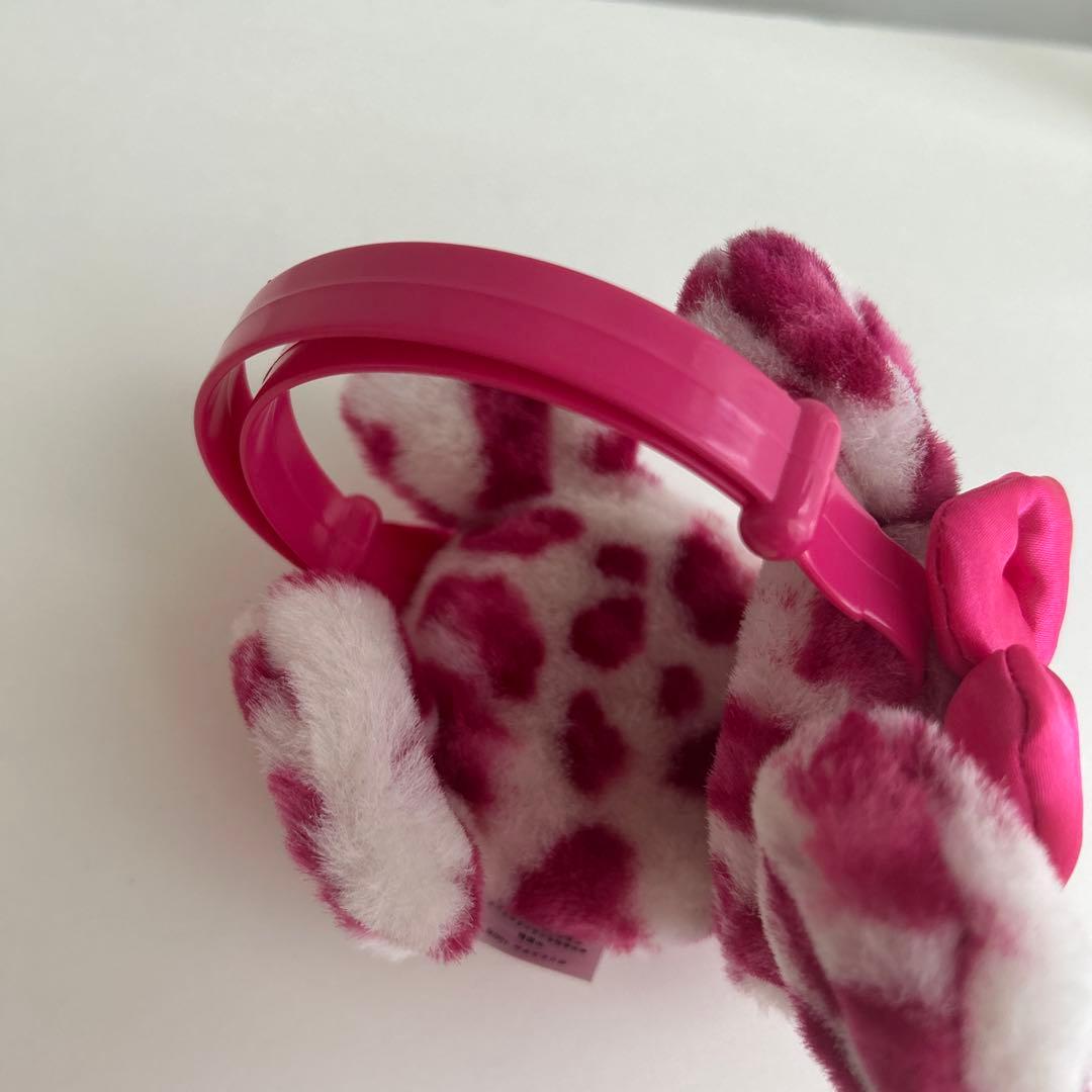 ディズニー ミニーマウス レオパード柄 耳あて 2つセット