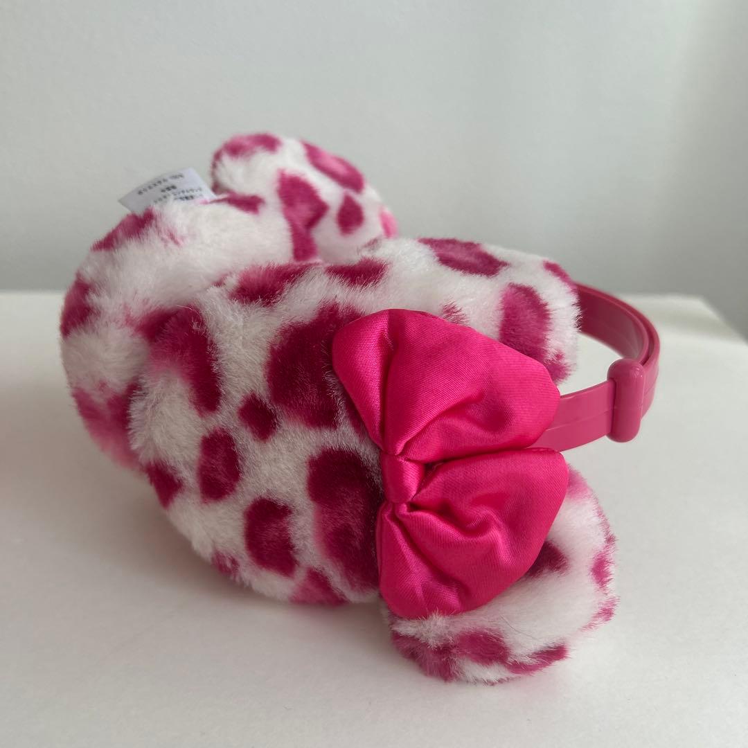 ディズニー ミニーマウス レオパード柄 耳あて 2つセット