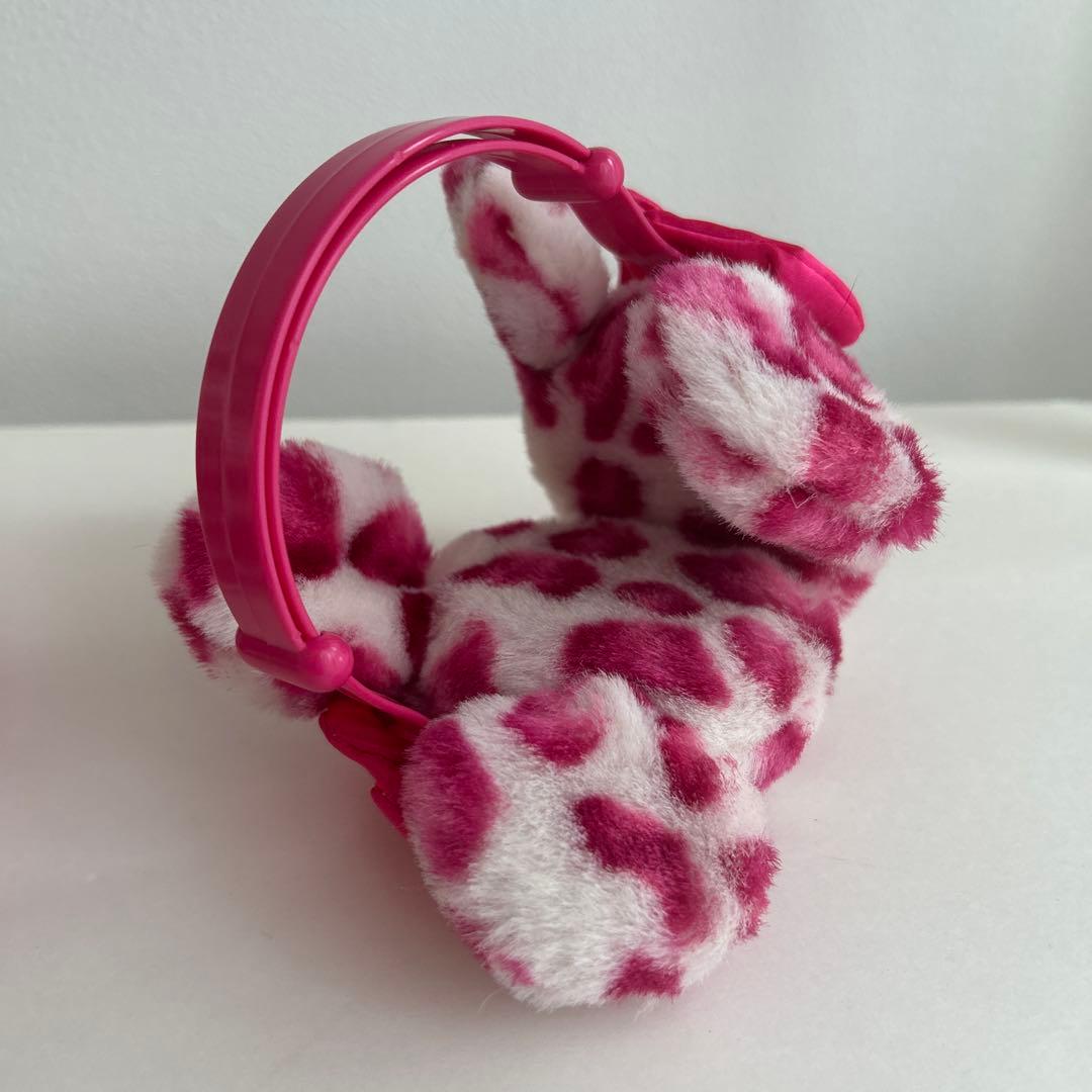 ディズニー ミニーマウス レオパード柄 耳あて 2つセット