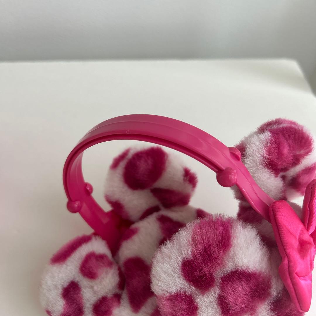 ディズニー ミニーマウス レオパード柄 耳あて 2つセット