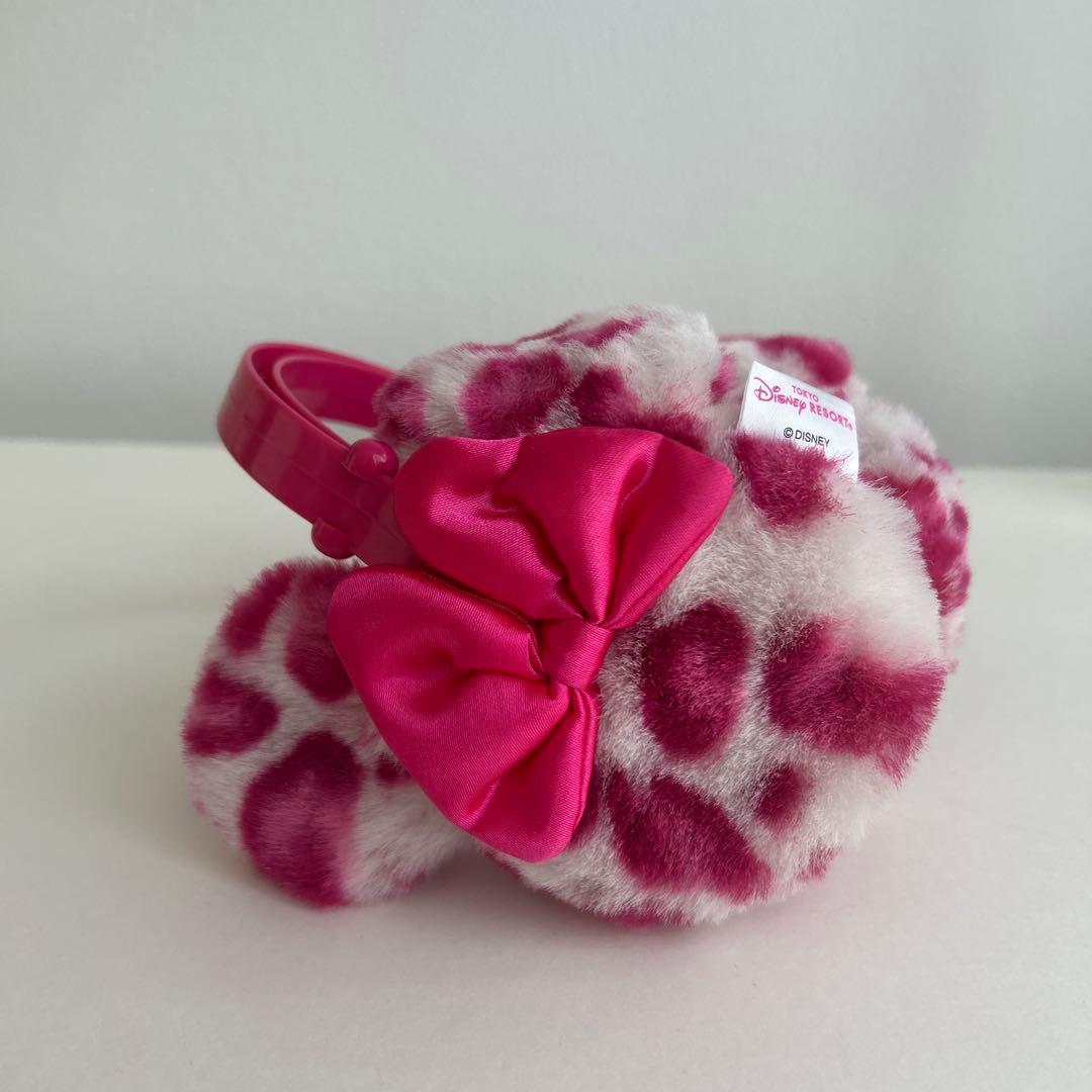 ディズニー ミニーマウス レオパード柄 耳あて 2つセット