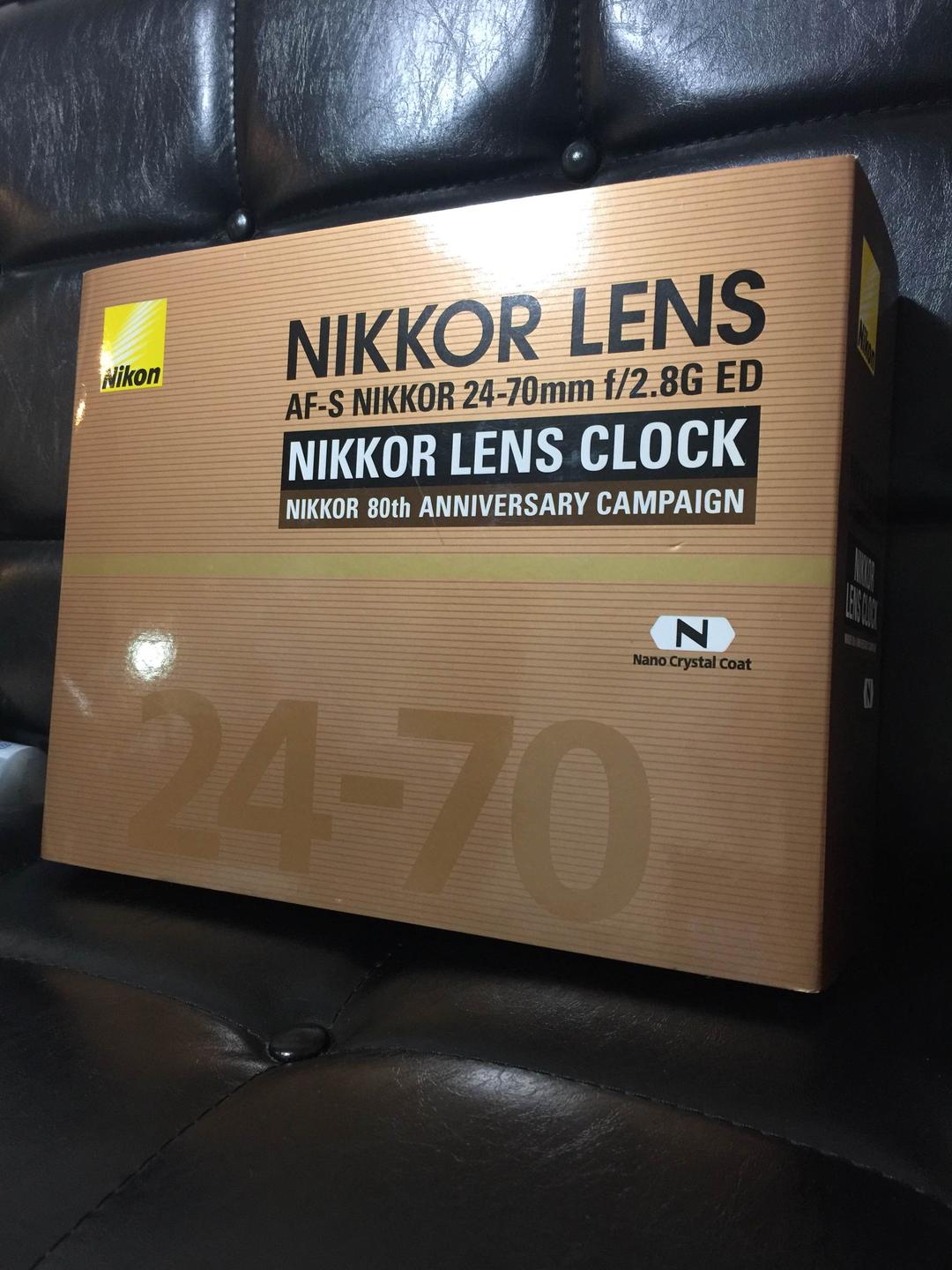 【レア品】Nikkor Lens clock(時計機能故障)