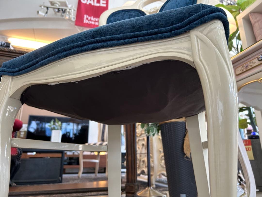 ロココ調スタイル 猫足チェアA