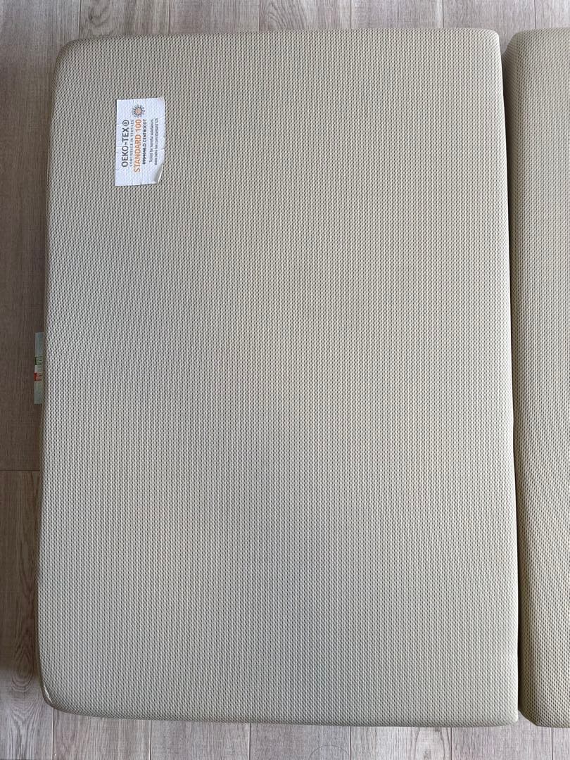 マニフレックス マットレス メッシュ ウィング シングル 三つ折り ミッドグレー