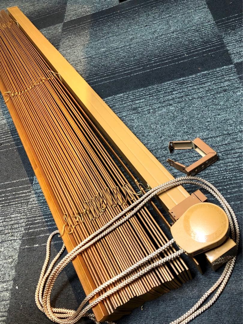 タチカワブラインド 木製ブラインド フォレティア50 w130×h154cm 右