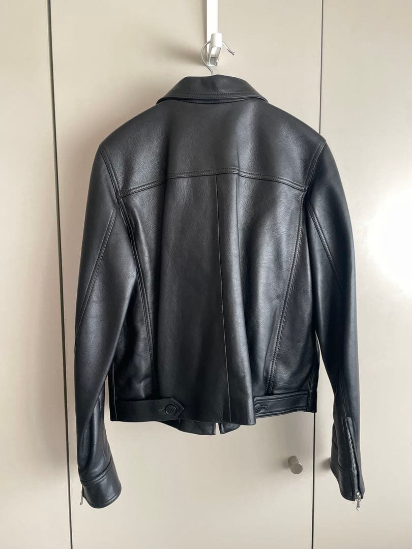 アニエスベー　レザージャケット　羊革　38