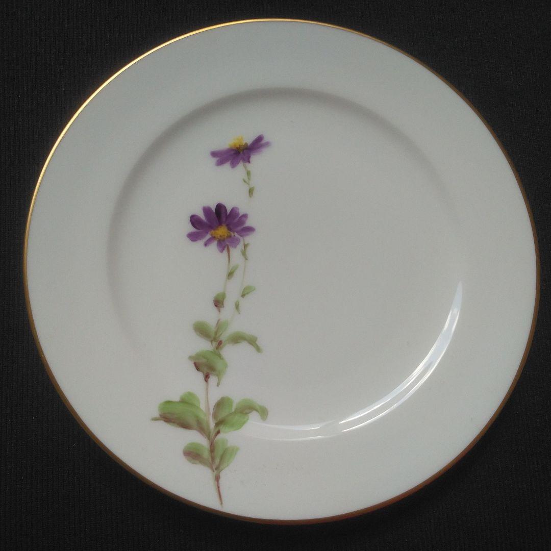 大倉陶園　金縁　皿　6枚　手描き　オークラチャイナ　OKURA　ハンドペイント