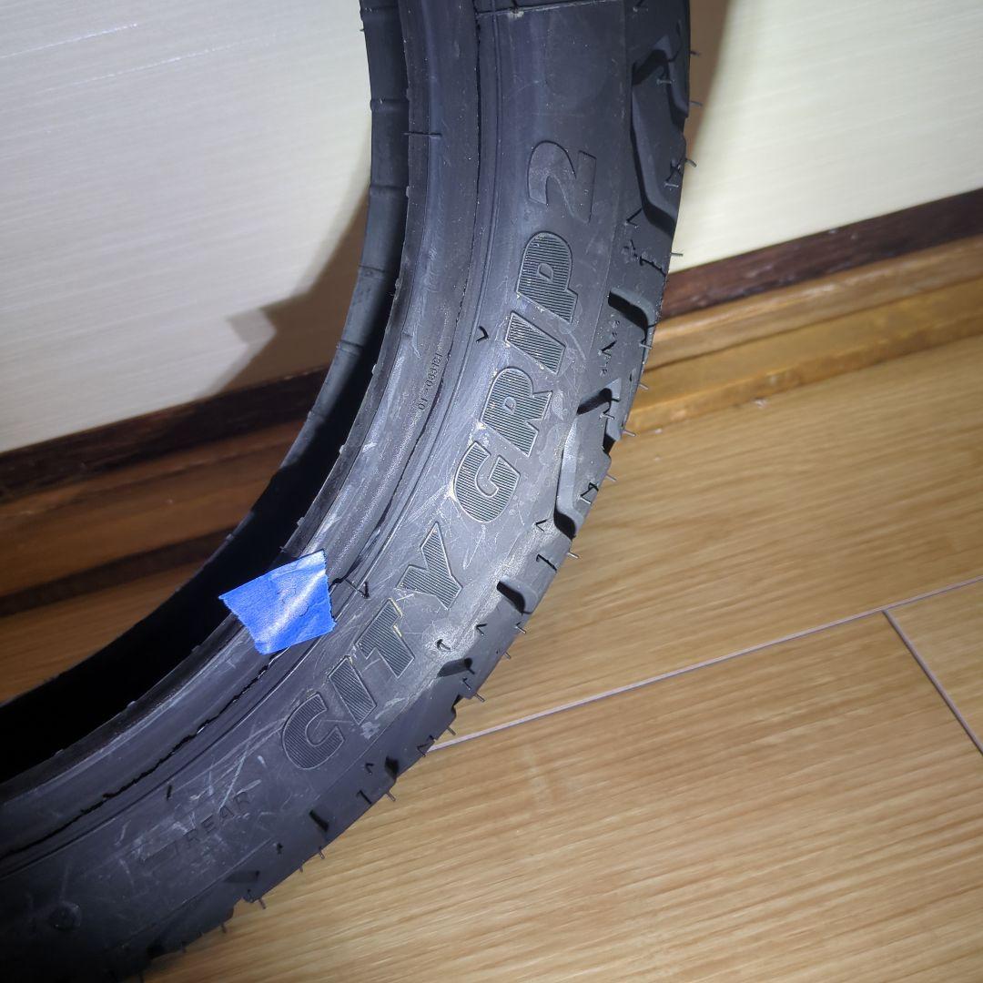 ミシュラン　中古バイクタイヤ2本　90/90-14M/C52SREINF