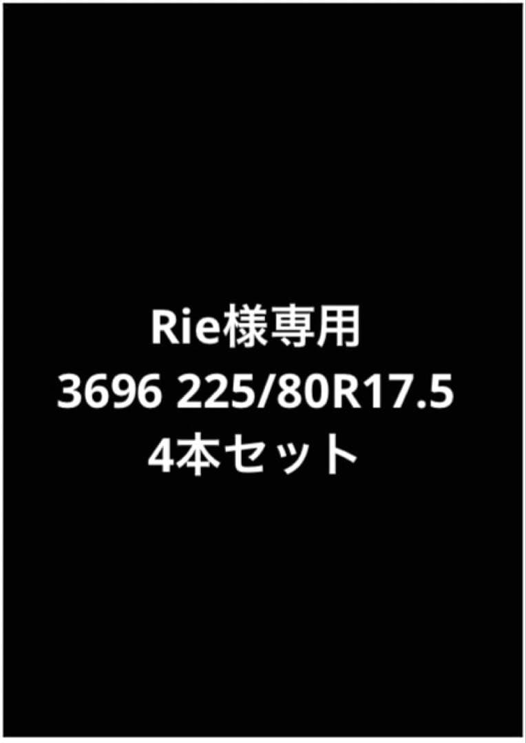 Rie 3696 225/80R17.5 4本セット