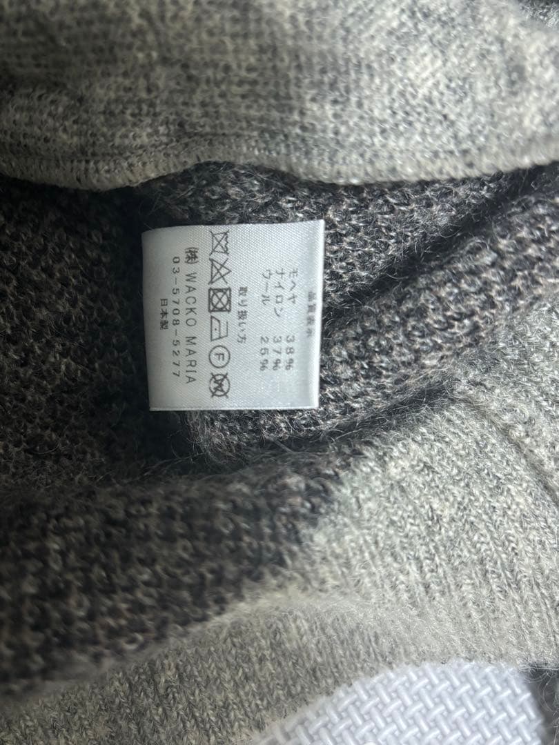トップス WACKO MARIA 24fw MOHAIR CARDIGAN L