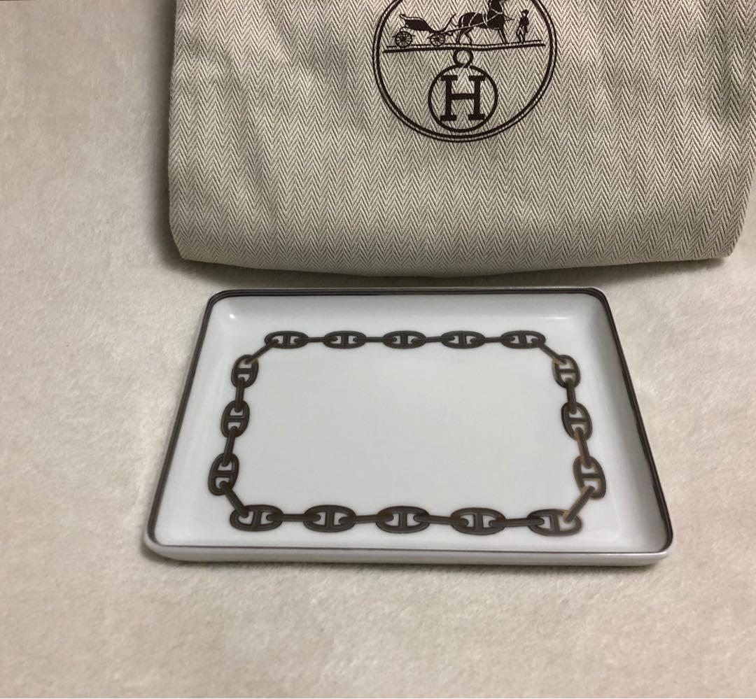 美品 正規品 Hermès エルメス シェーヌダンクル プレート お皿 ハート