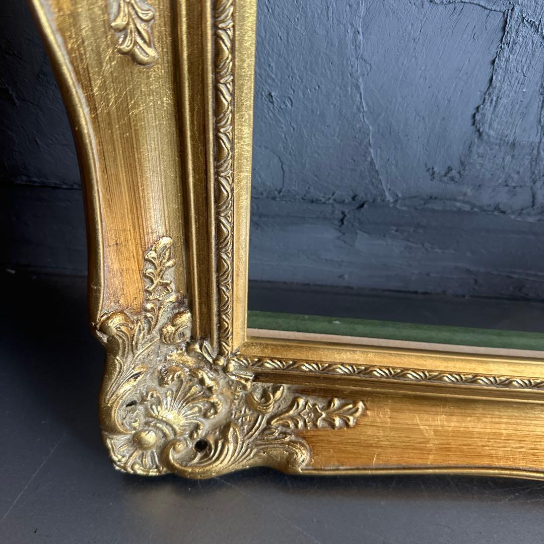 瞬間的お値下げ‼️ゴールド アンティークフレーム 大きめ‼️ディスプレイなどに❣️