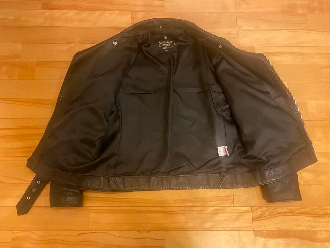 Schott 613SJH サイズ42【裏地張替えカスタム】初期　馬　新喜皮革