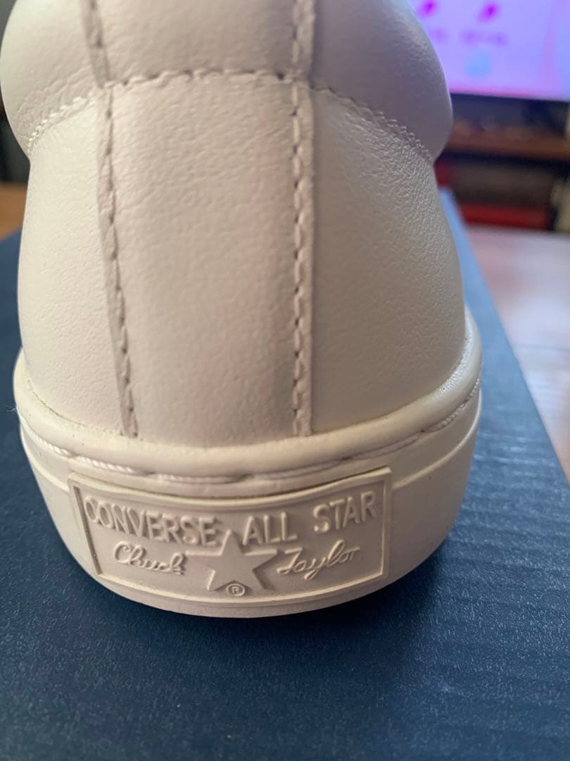 ⭐︎新品未使用⭐︎Converse All Star ホワイトレザースニーカー