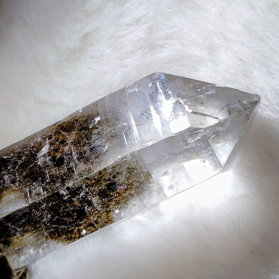 エンジェルレルムレイ✨クリスタルペンダント激レア 高波動石 高透明 虹入ガーデン