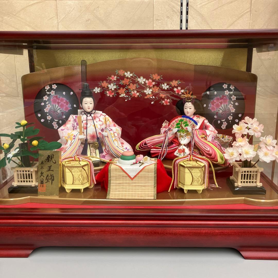 mara1126お値下げしました。久月ケース入り雛人形