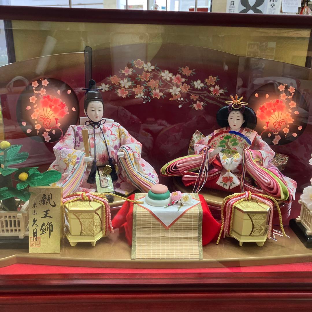 mara1126お値下げしました。久月ケース入り雛人形