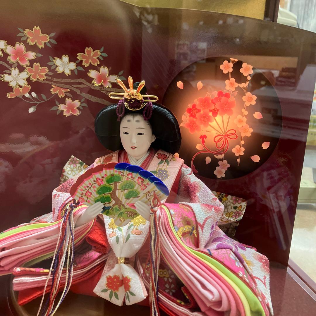 mara1126お値下げしました。久月ケース入り雛人形