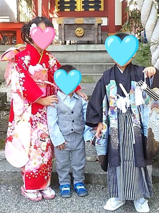 七五三　７歳　着物　フルセット