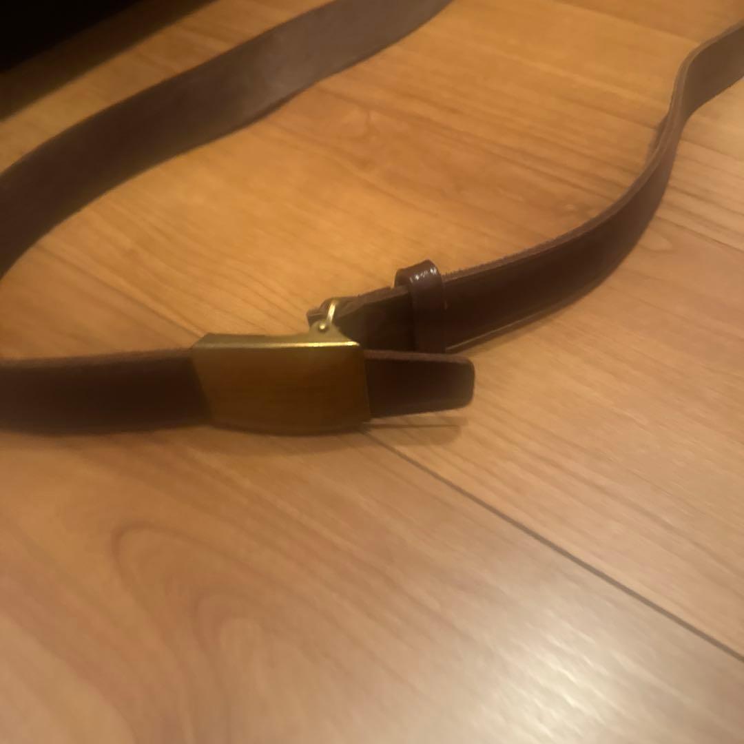 COMME des GARCONS ブラウンレザーベルト