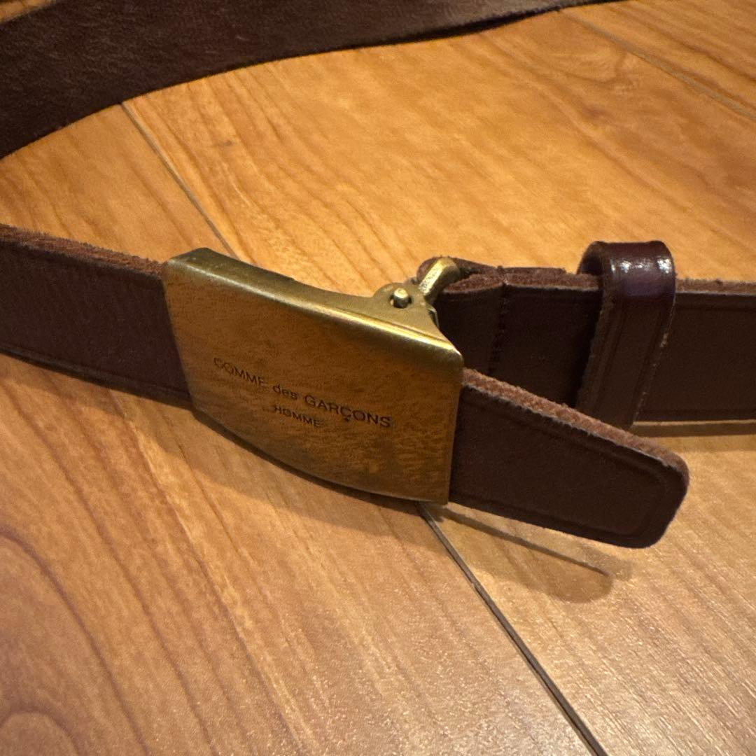 COMME des GARCONS ブラウンレザーベルト