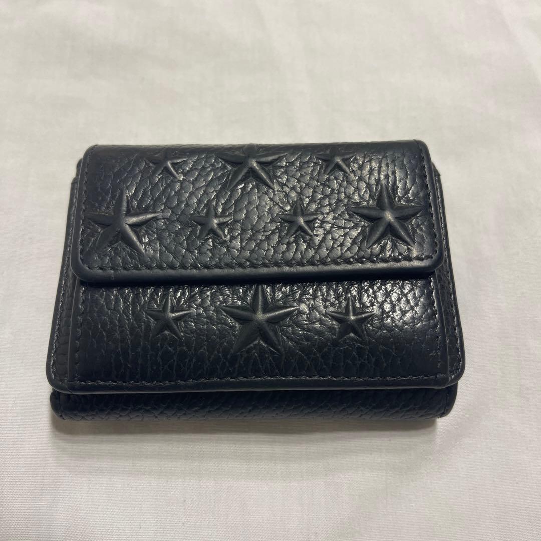 JIMMY CHOO ブラック 三つ折り財布