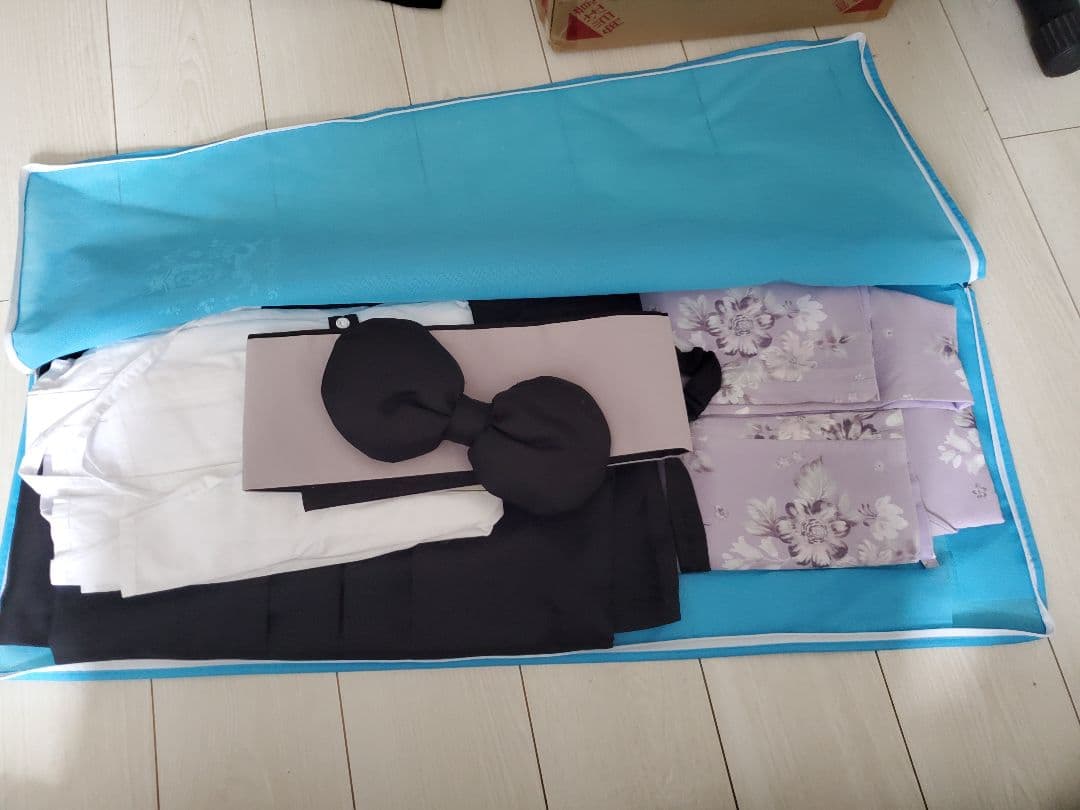 卒業式に！袴(簡単着付け)、半襦袢(肌着)セット