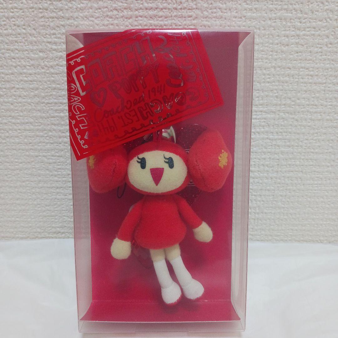 非売品 COACH/コーチ POPPY ポピーちゃん マスコット キーホルダーR