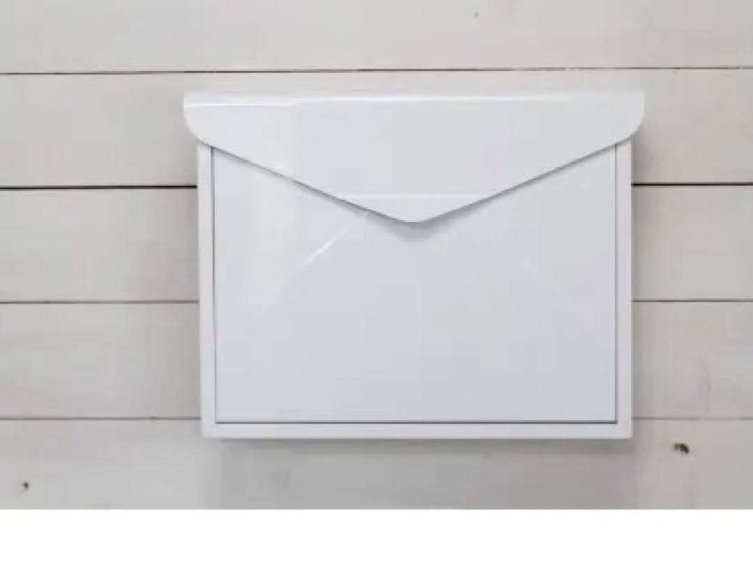 レター型ポスト　封筒型　おしゃれ　ポスト　郵便受け　宅配ボックス　鍵