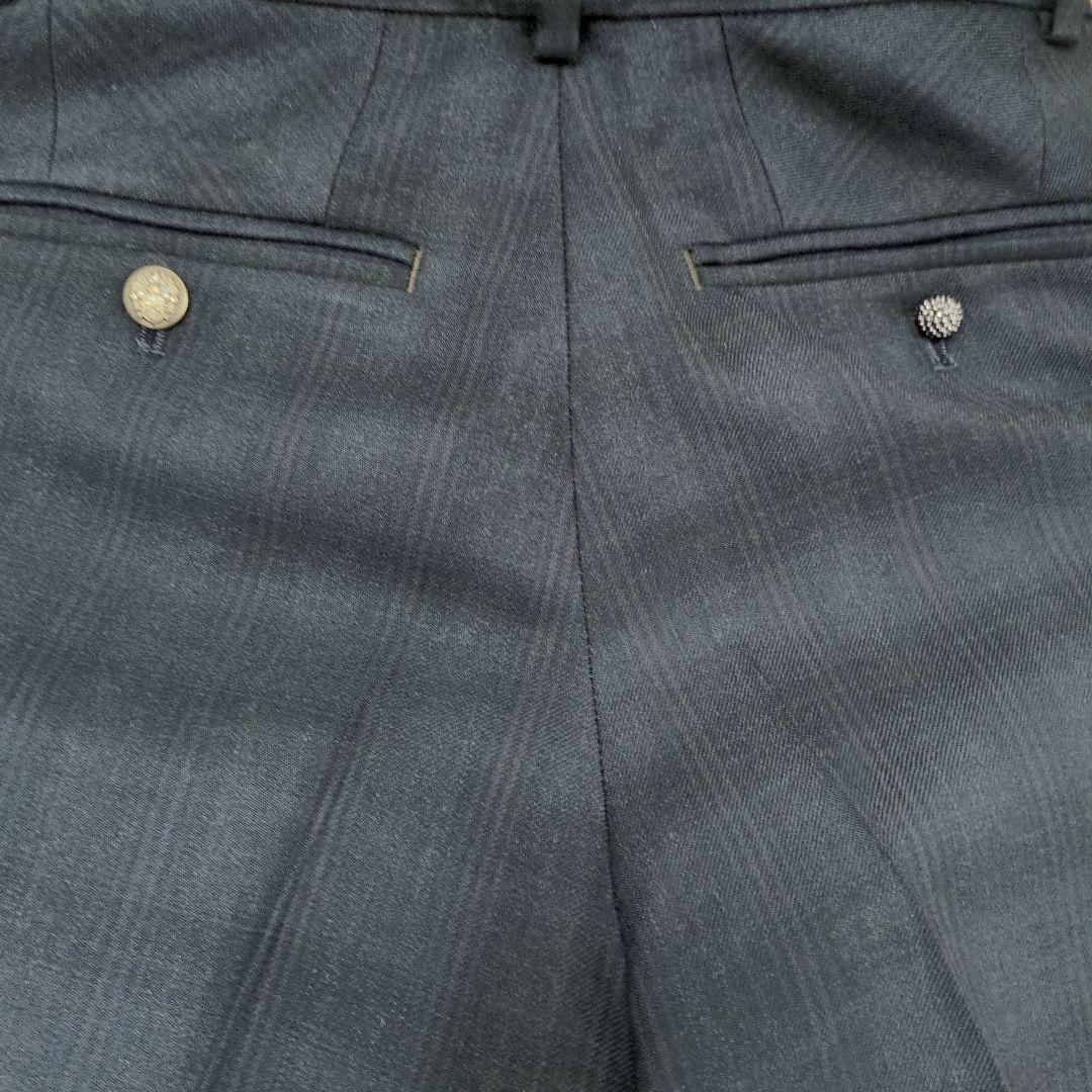 Paul Smithネイビー チェック柄 パンツスーツ サイズ38