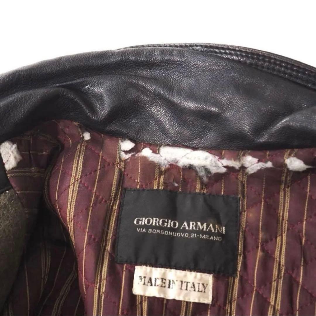 ジャケット・アウター archive 80s giorgio armani leather coat