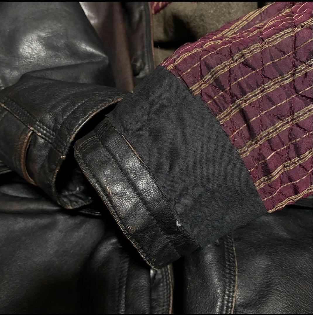 ジャケット・アウター archive 80s giorgio armani leather coat