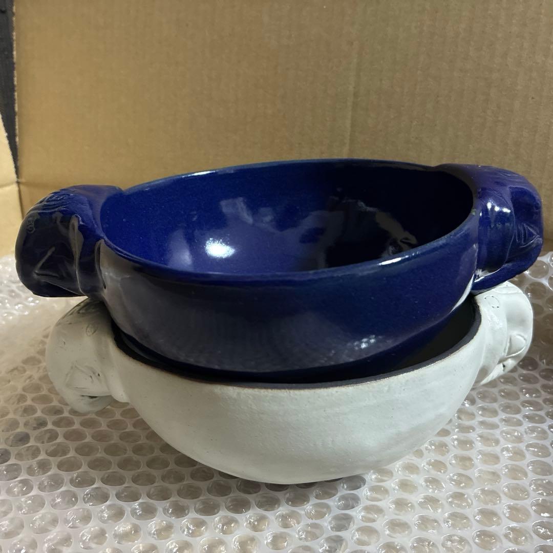 カンボジア直輸入！象の器　2点セット
