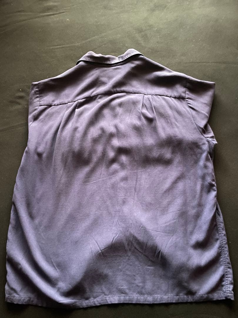 50's PALMDAYL レーヨンシャツ ネイビー