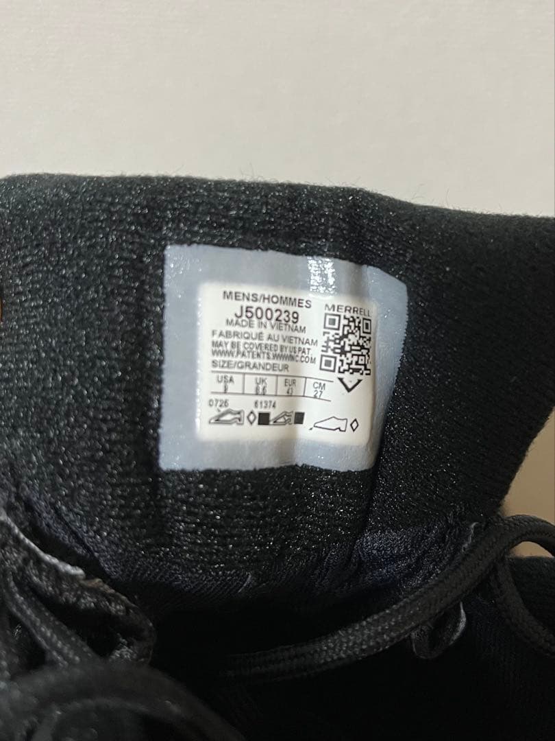 MERRELL MOAB 3 メレル モアブ3 ゴアテックス ブラック 27.0