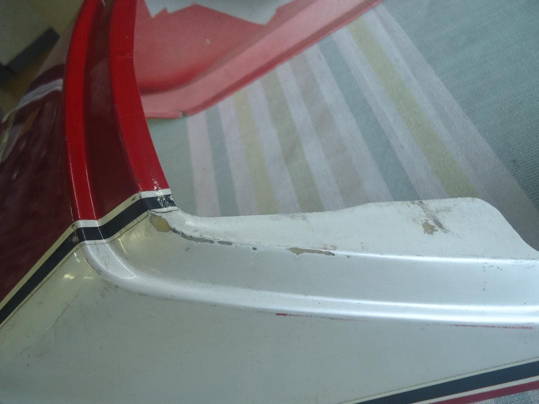 ホンダ　CBX400F　中古テールカウル　白赤　純正