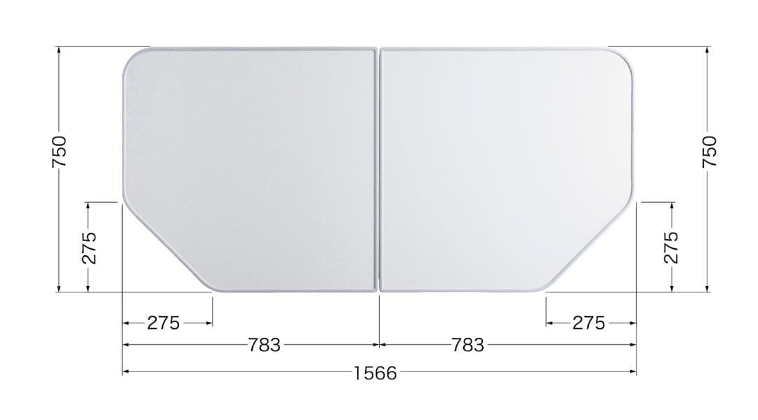 トクラス風呂　合わせフタ（２分割）　FFAGDW9AX 新品未開封