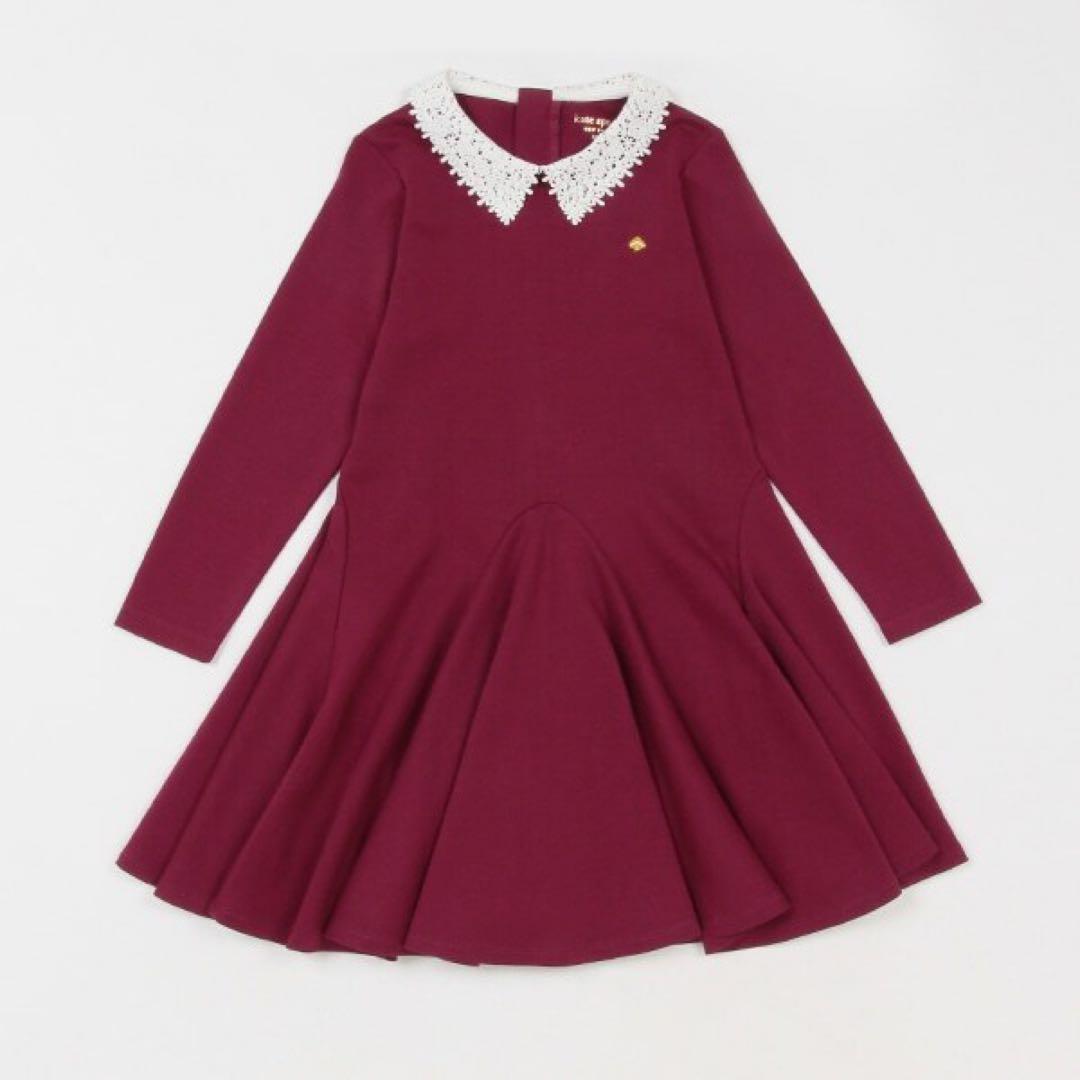 ☆美品☆kate spade ワインレッド ワンピース 130