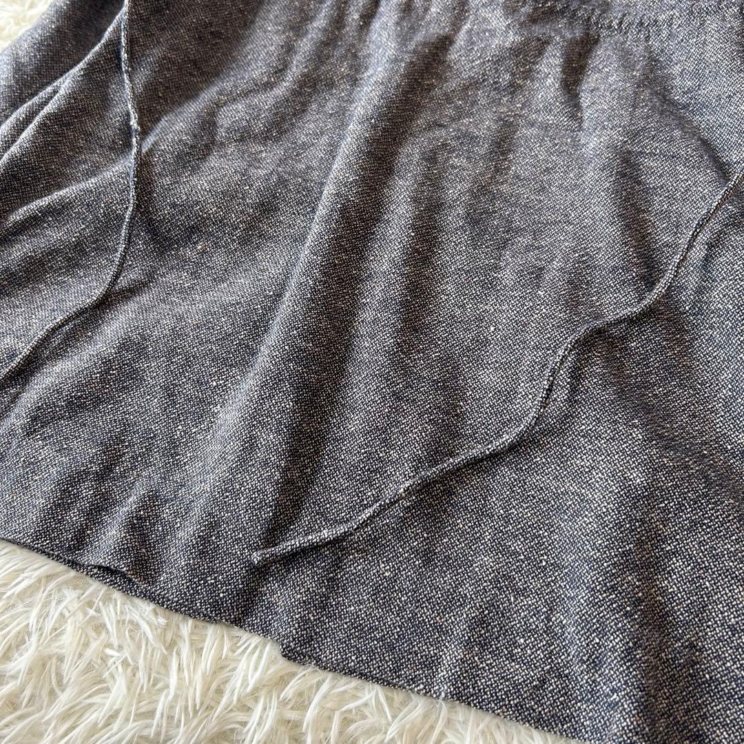 美品　45R DASH 45rpmインディゴツイード　オーガニックコットンコート