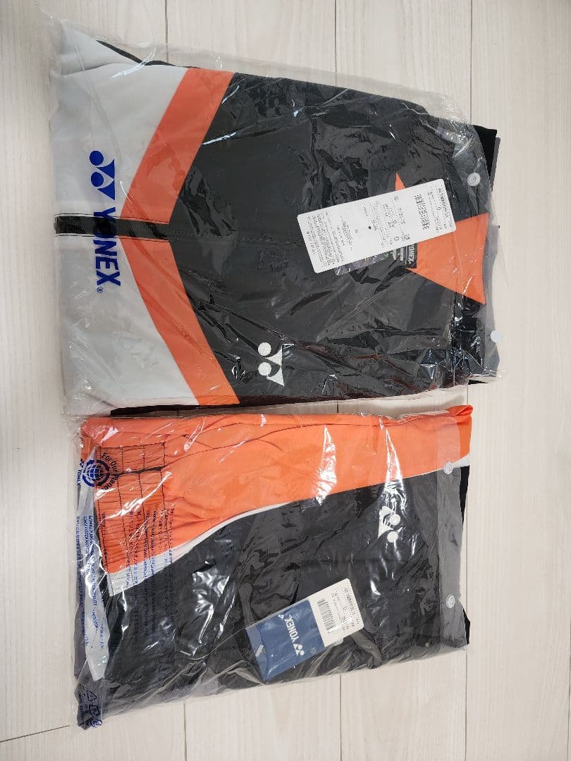 YONEX ユニ裏地付ウォームアップ シャツ & パンツ(Oサイズ) 上下セット