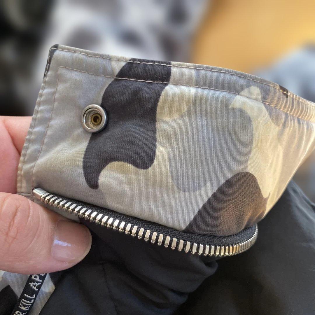 早い者勝ち　定価10万以上　BAPE 迷彩柄 フード付きウェア L