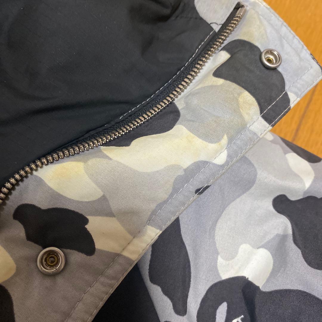 早い者勝ち　定価10万以上　BAPE 迷彩柄 フード付きウェア L