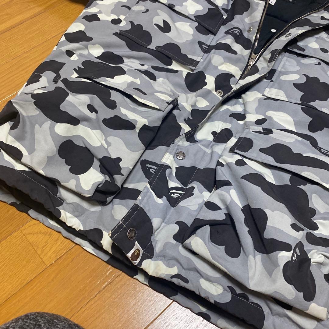 早い者勝ち　定価10万以上　BAPE 迷彩柄 フード付きウェア L
