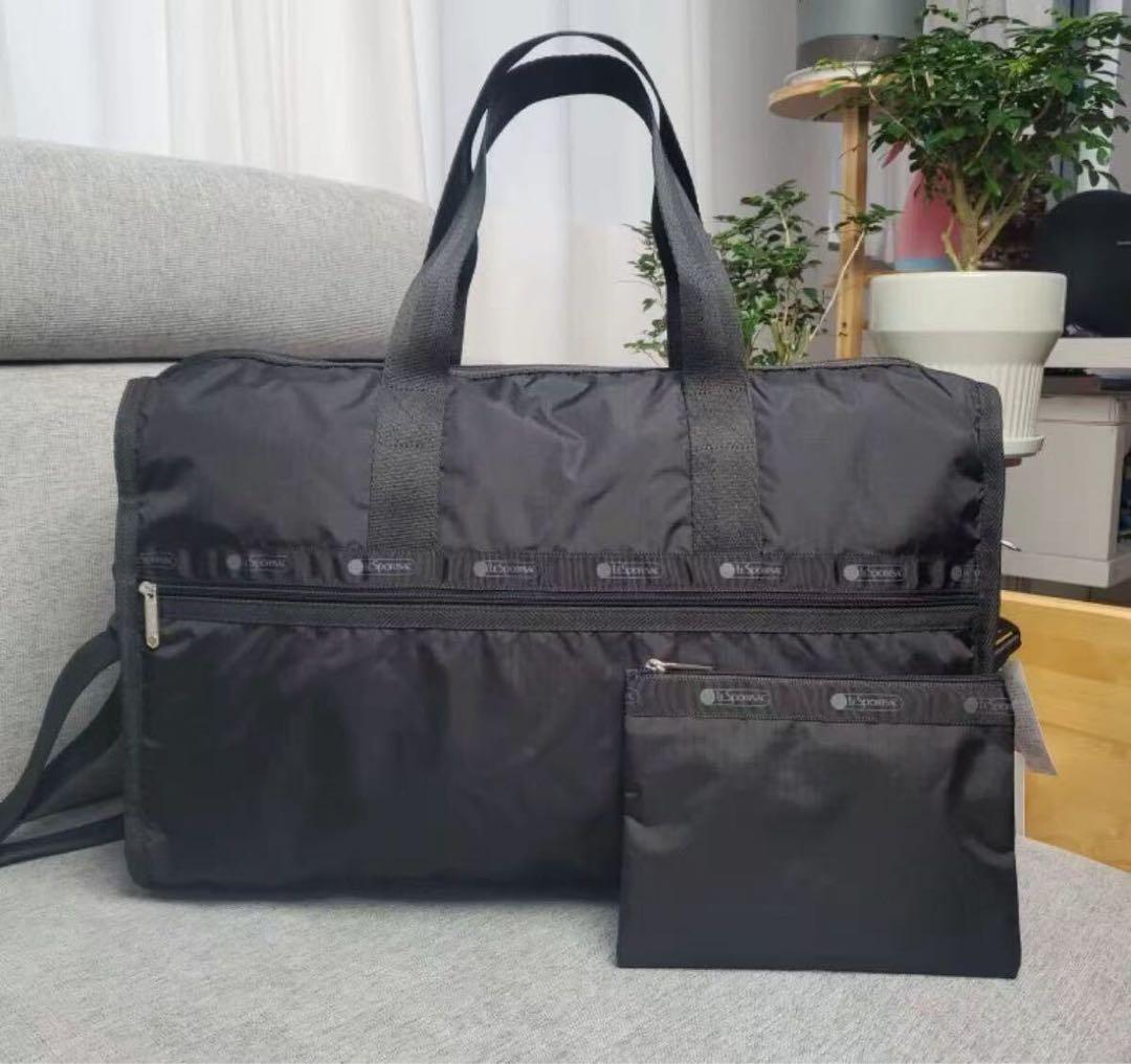 【新品】LeSportsacレスポートサック ボストンバッグ　ポーチ　ショルダー