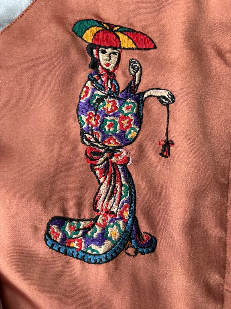 テーラー東洋 サテンスカジャン リバーシブル スーベニア TT11381